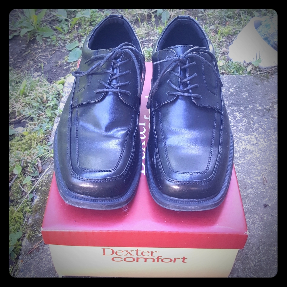 Ⓜ️Men's | Dexter | Black Dress Shoes